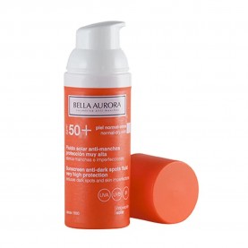 козметика,за,защита,от,слънце,bella,aurora,anti,dark,spots,sunscreen,spf50+,for,normal,skin,red