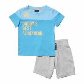 Reebok Essentials short sleeve set - Blue / Grey (Caribbean Teal) детски,екипи,детски,облекла,за,момчета,reebok,essentials,short,sleeve,set,blue,grey,(caribbean,teal)