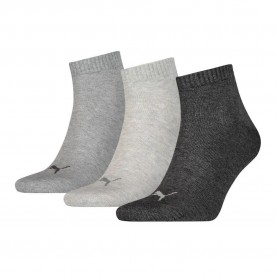 чорапи,мъжки,чорапи,puma,plain,quarter,short,socks,3,pairs,anthracite,light,mel,grey,medium,mel,grey,(grey)