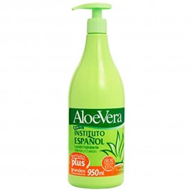 хигиена,тяло,instituto,español,aloe,vera,moisturizing,milk,dispenser,950ml,green