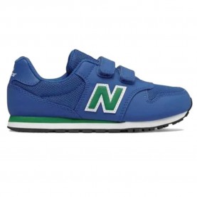 Маратонки New balance 500 Velcro wide trainers - Blue (Blue / Green) маратонки,мъжки,маратонки,дамски,маратонки,new,balance,500,velcro,wide,trainers,blue,(blue,green)