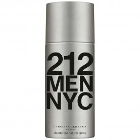 хигиена,тяло,carolina,herrera,212,150ml,spray,deodorant,silver,(grey)