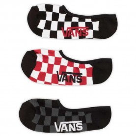 чорапи,мъжки,чорапи,vans,classic,super,no,show,socks,3,pairs,multicolor,(red,white,check,i)