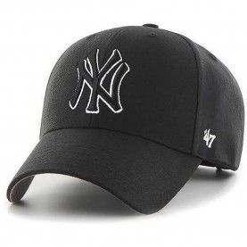 шапка,с,козирка,всички,шапки,47,new,york,yankees,snapback,cap,black,white,(black)