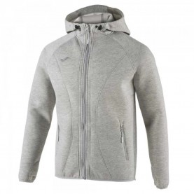 Блуза Joma Basilea full zip sweatshirt - Grey (Light Grey Melange) блуза,мъжки,пуловери,joma,basilea,full,zip,sweatshirt,grey,(light,grey,melange)
