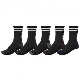 чорапи,мъжки,чорапи,globe,carter,crew,socks,5,pairs,black,white,(multicolor)