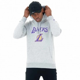 суичър,мъжки,пуловери,new,era,team,logo,po,los,angeles,lakers,hoodie,grey