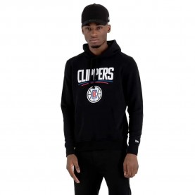 суичър,мъжки,пуловери,new,era,team,logo,po,los,angeles,clippers,hoodie,black
