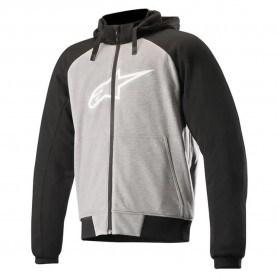 блуза,мъжки,пуловери,alpinestars,chrome,sport,full,zip,sweatshirt,black,grey,(melange,gray,black)