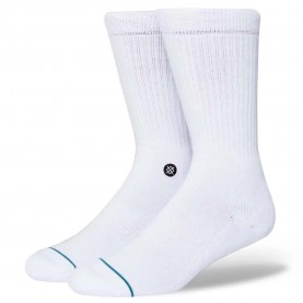 чорапи,мъжки,чорапи,stance,icon,crew,socks,white,(white,black)