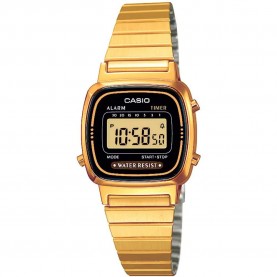 Часовник Casio Retro Vintage LA-670WEGA woman watch - Golden (LCD) часовник,часовници,casio,retro,vintage,la,670wega,woman,watch,golden,(lcd)