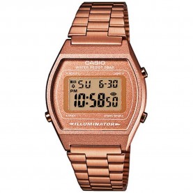 часовник,часовници,casio,b640,watch,brown