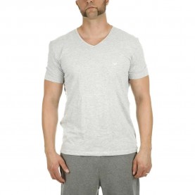 тениска,мъжки,тениски,emporio,armani,111648,cc722,short,sleeve,v,neck,t,shirt,black,heather,(grey)