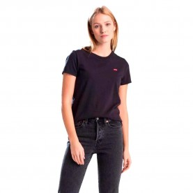 тениска,дамски,тениски,levi´s,®,the,perfect,39185,short,sleeve,t,shirt,caviar,(blue)