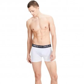 боксерки,мъжко,бельо,jack,&,jones,sense,boxers,3,units,white