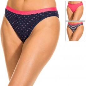 дамско,бельо,дамски,бикини,и,танкини,dim,paris,d4c17,cottron,stretch,panties,3,units,blue,(navy,stripes,fuscia,marine,ties)