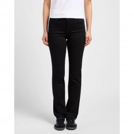 дънки,дамски,панталони,lee,marion,straight,jeans,black,(black,rinse)
