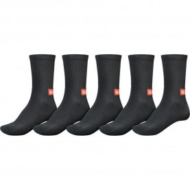 чорапи,мъжки,чорапи,globe,minibar,crew,socks,5,pairs,black,(black)