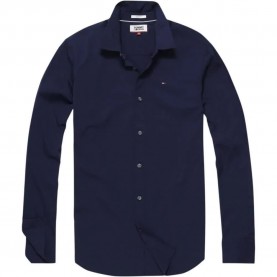 риза,с,дълъг,ръкав,мъжки,ризи,tommy,jeans,original,stretch,slim,fit,long,sleeve,shirt,black,iris,(blue)