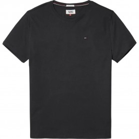 тениска,мъжки,тениски,tommy,jeans,original,regular,fit,crew,short,sleeve,t,shirt,tommy,black,(black)