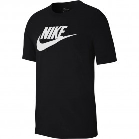 тениска,мъжки,тениски,nike,sportswear,icon,futura,short,sleeve,t,shirt,black,white,(black)