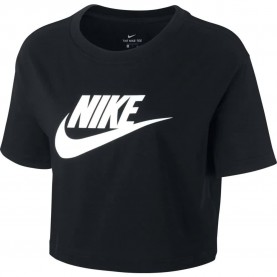 тениска,дамски,тениски,nike,sportswear,essential,icon,futura,crop,short,sleeve,t,shirt,black,(black,white)