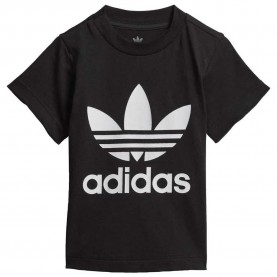 тениска,детски,тениски,adidas,originals,trefoil,short,sleeve,t,shirt,black,white,(black)
