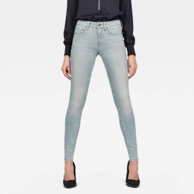 Дънки G-Star 3302 Deconstructed Mid Waist Skinny jeans - Blue (Medium Aged) дънки,дамски,панталони,g,star,3302,deconstructed,mid,waist,skinny,jeans,blue,(medium,aged)
