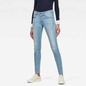 дънки,дамски,панталони,g,star,lynn,mid,waist,skinny,jeans,light,aged,(blue)