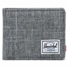 портфейли,и,портмонета,herschel,roy,rfid,wallet,grey,(raven,crosshatch)