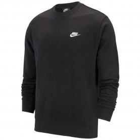 Блуза Nike Sportswear Club Crew sweatshirt - Black (Black / White) блуза,мъжки,пуловери,nike,sportswear,club,crew,sweatshirt,black,(black,white)