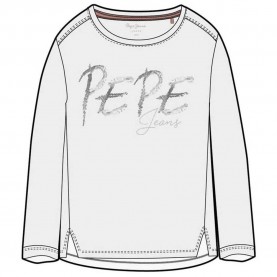 тениска,детски,тениски,pepe,jeans,marice,long,sleeve,t,shirt,optic,white,(white)