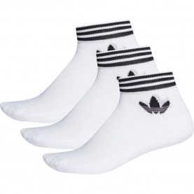 чорапи,мъжки,чорапи,adidas,originals,trefoil,ankle,half,cushion,socks,3,pairs,white,(white,black)