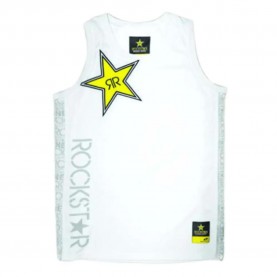 Тениска One industries Rockstar Lay Up sleeveless T-shirt - White (White) тениска,мъжки,тениски,дамски,тениски,one,industries,rockstar,lay,up,sleeveless,t,shirt,white,(white)