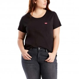 тениска,дамски,тениски,levi´s,®,plus,the,perfect,short,sleeve,t,shirt,black,(mineral,black)