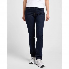 дънки,дамски,панталони,lee,marion,straight,jeans,blue