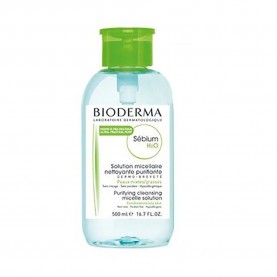 козметика,за,почистване,bioderma,sébium,h2o,solución,micelar,purificadora,500ml,green,(green)