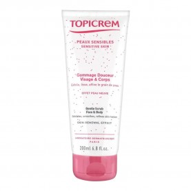 специфични,козметични,продукти,topicrem,gentle,scrub,skin,renewal,effect,200ml,white