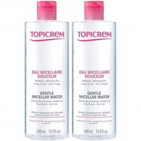 специфични,козметични,продукти,topicrem,gentle,micellar,water,400ml,2,units,white