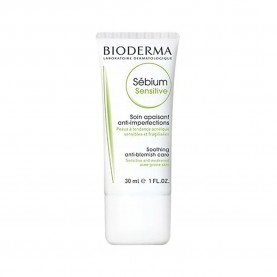 специфични,козметични,продукти,bioderma,sébium,sensitive,soothing,anti,blemish,care,30ml,white