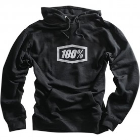 Суичър 100percent Essential hoodie - Black (Black) суичър,мъжки,пуловери,100percent,essential,hoodie,black,(black)