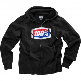 Блуза 100percent Official full zip sweatshirt - Black (Black) блуза,мъжки,пуловери,100percent,official,full,zip,sweatshirt,black,(black)