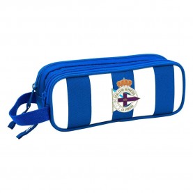 канцеларски,принадлежности,safta,deportivo,de,la,coruña,double,pencil,case,white,blue,(white,blue)