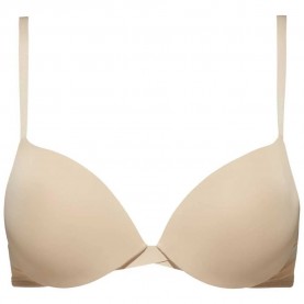 дамско,бельо,дамски,бикини,и,танкини,calvin,klein,sculpted,plunge,push,up,bra,beige,(bare)
