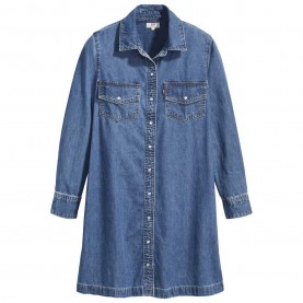 дамска,рокля,дамски,поли,и,рокли,levi´s,selma,short,dress,blue