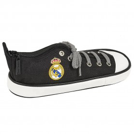 канцеларски,принадлежности,safta,real,madrid,1902,sneaker,shaped,pencil,case,black,(black)