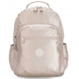 раница,раници,kipling,seoul,27l,backpack,metallic,glow,(silver)