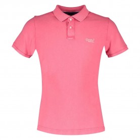 Superdry Vintage Destroyed short sleeve polo - Pink (Maldive Pink) дамски,блузи,с,яка,мъжки,блузи,с,яка,superdry,vintage,destroyed,short,sleeve,polo,pink,(maldive,pink)