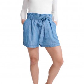 дамски,къси,панталони,дамски,панталони,superdry,desert,paperbag,denim,shorts,blue