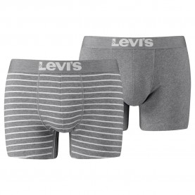 боксерки,мъжко,бельо,levi´s,®,vintage,striped,yd,boxers,2,units,middle,grey,melange,(grey)